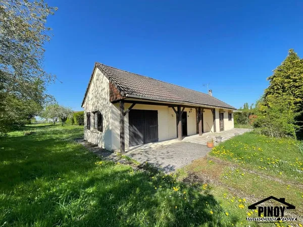 Maison de plain pied sur 1.961m2 de jardin