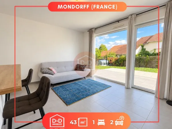 Appartement 2 pièces 43 m²