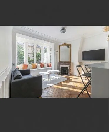 Superbe 2 pièces meublé de charme - Paris 16e (Auteuil / Porte de St-Cloud) - 4e étage