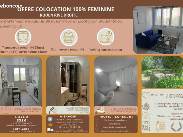 Colocation féminine