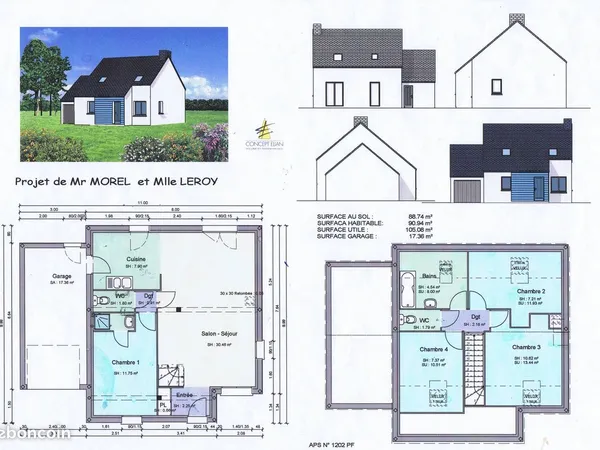 Maison familiale 4 chambres - Impasse calme - Jardin - Servon-sur-Vilaine (15 km Rennes)