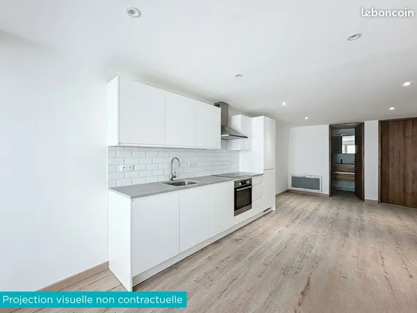 Studio 1 pièce 23 m²