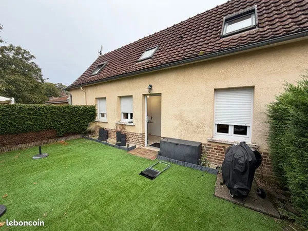 Maison 2 chambres garage jardin