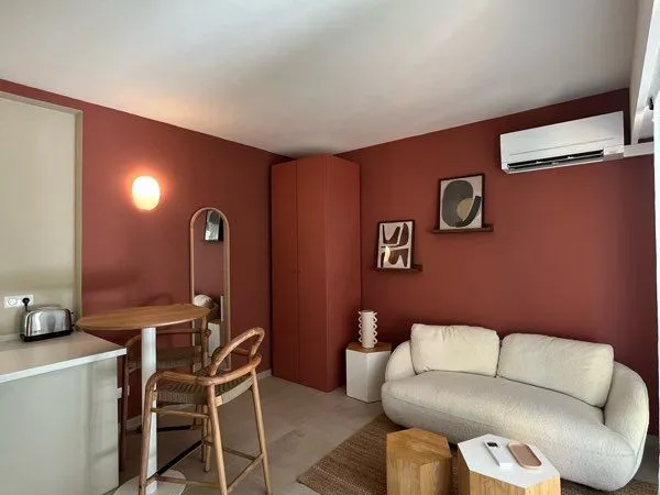 Location meublée T1 avec jardin