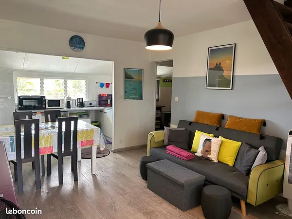 Appartement à l'hermitage les bains/ Commune de saint gilles les bains 3 chambres plage à 50m