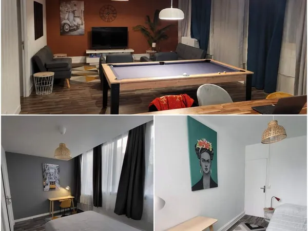Châteauroux - Chambre dès 450 - Électricité, chauffage et Internet inclus - Colocation