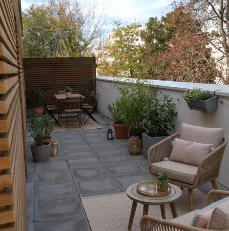 70m2 de terrasse sans vis a vis, Merignac centre avec terrasse et parking