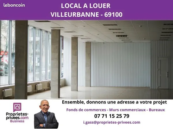 Local commercial 150 m²