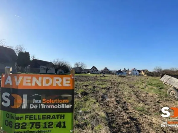 EBERSHEIM - TERRAIN A BATIR DE 6,88 ARES VIABILISE - EBERSHEIM