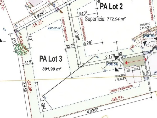 2 parcelles à vendre