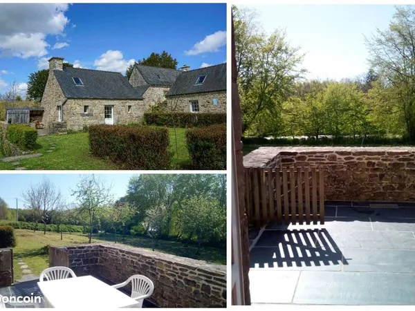 Maison en campagne meublée (T2-44m²) région MORLAIX (Bretagne Finistère Nord)