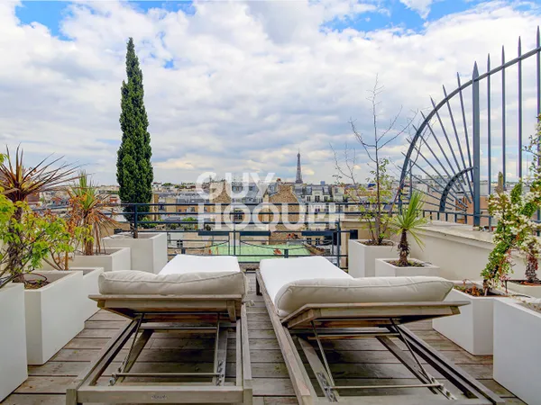 PARIS XVI, Appartement de standing, terrasses Tour Eiffel