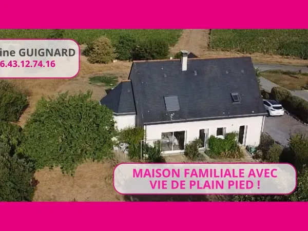 Maison familiale avec vie de plain pied 164m²