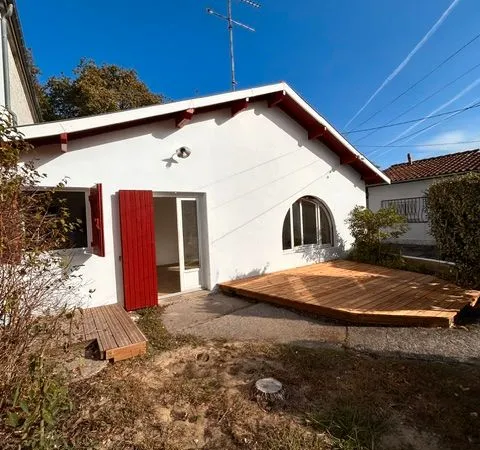 Location à l'année maison type 3 avec jardin