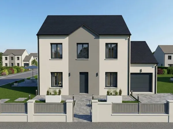 Terrain + maison 122 m²