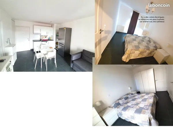 Location T2 récent meublé proche du lez avec balcon et garage fermé