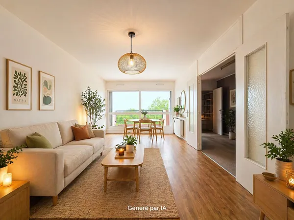 Appartement 3 pièces 64 m²