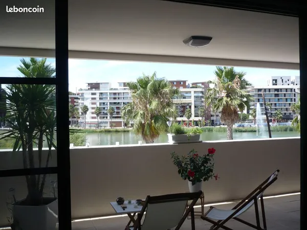 T2 Port Marianne - Bassin Jacques coeur - terrasse 23m², garage