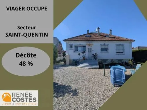 Viager occupé - F78-H79 ans - ST QUENTIN (02100)