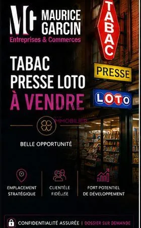 Fdj, tabac 50 m² Saint-Étienne-du-Grès