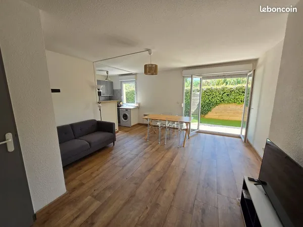 À louer - Appartement T2 bis meublé avec jardin privatif - Montfavet (Agroparc)