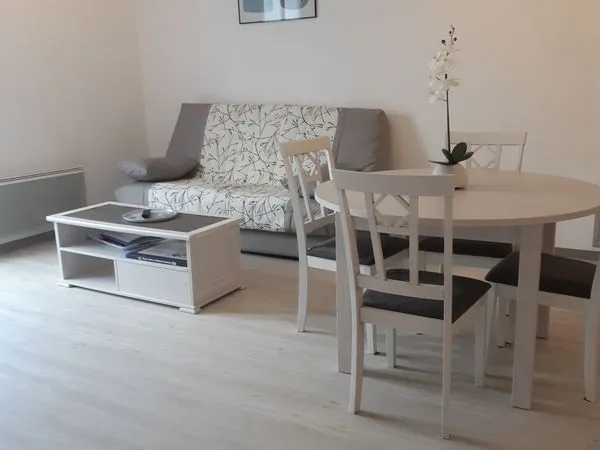 T2 45 m² côté cour près des thermes avec parking privatif