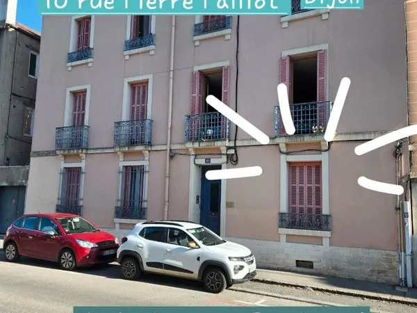 Appartement T2 de caractère 47m² - Dijon Centre / Gare (Rue Pierre Palliot)