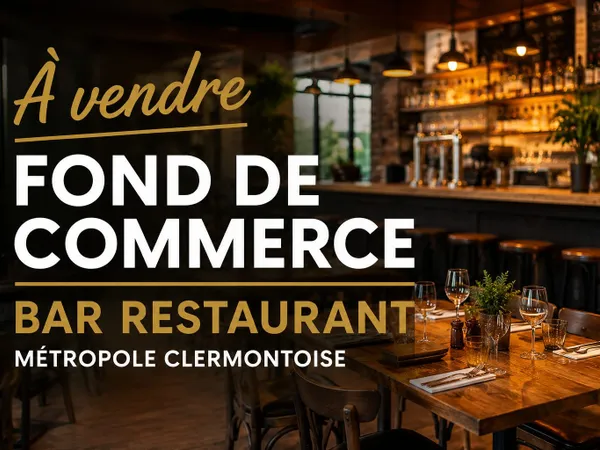 Fonds de commerce à vendre Gerzat