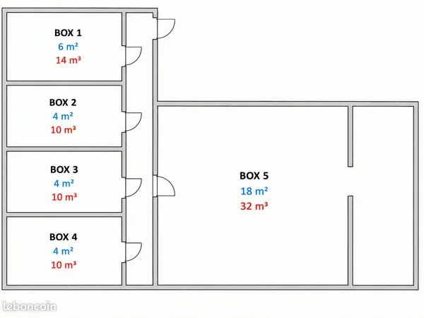 Location box de stockage, garde meuble