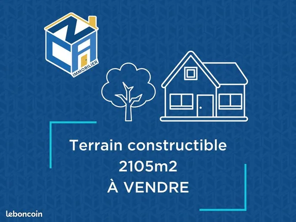 Terrain 2105 m² Villeperdue