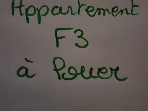 Appartement F3 à louer