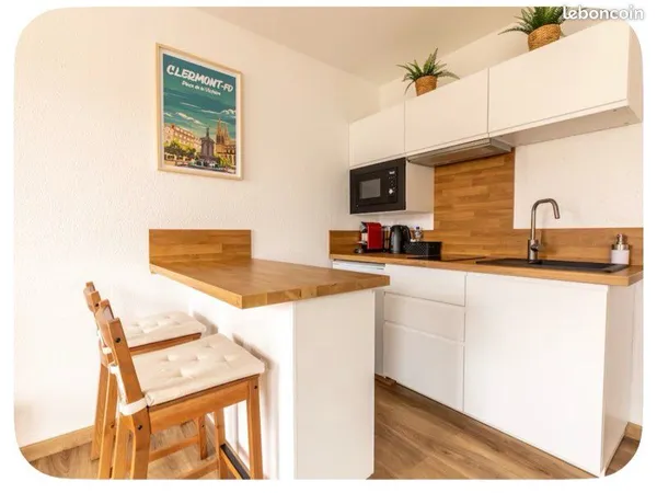 🌿 Joli studio meublé de 25 m², entièrement rénové - idéal étudiant
