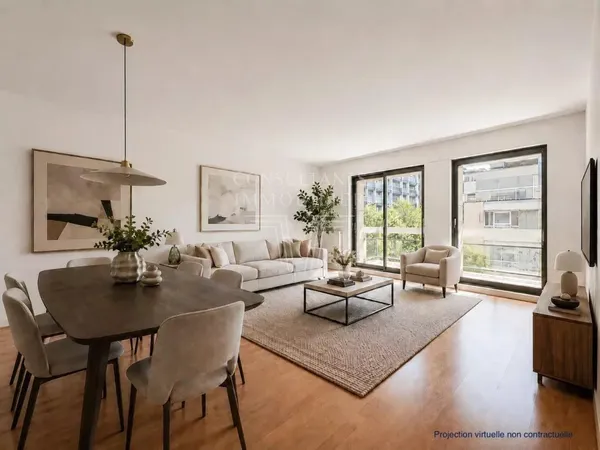Vends T4 - 88.29m² - Paris 15ème
