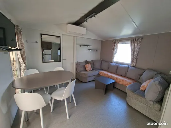 Mobil-home 3 chambres - 6 personnes - Camping La Réserve à Gastes - Lac, forêt & océan