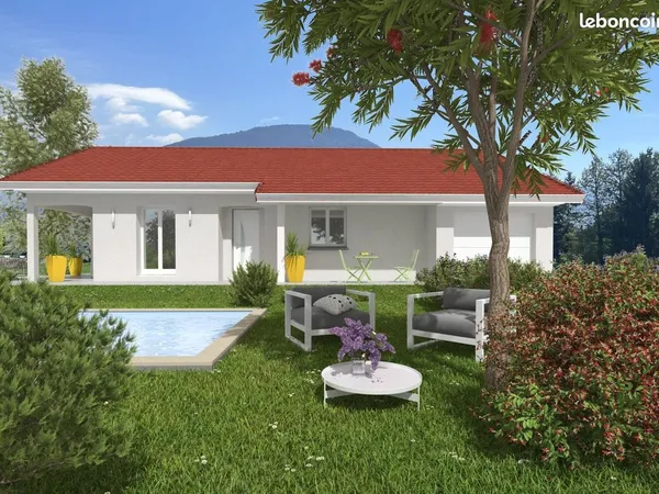 Projet de construction d'une maison 97 m² avec terrain à SAINT-GEORGES-DE-COMMIERS (38)