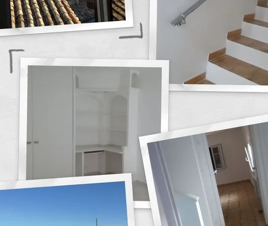 T4 ,au coeur du village de Saint-Jeannet,80,12m²,vue sur les toits et merles toits et la mer coté Es