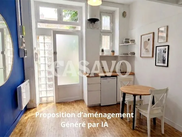 Studio 1 pièce 12 m²