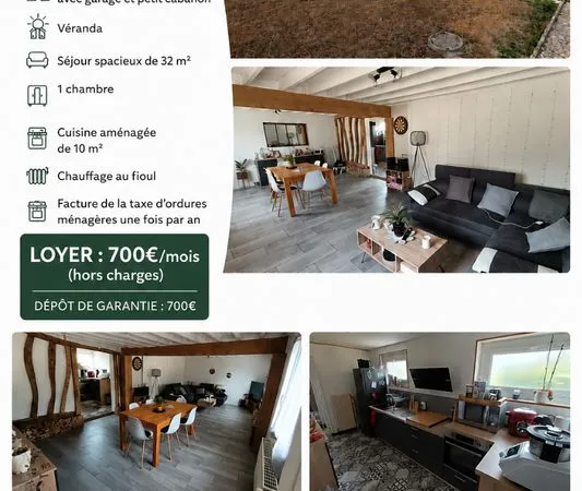 Location maison 72m2