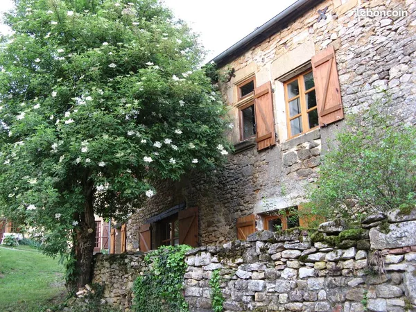 Maison ancienne avec terrasses et jardin