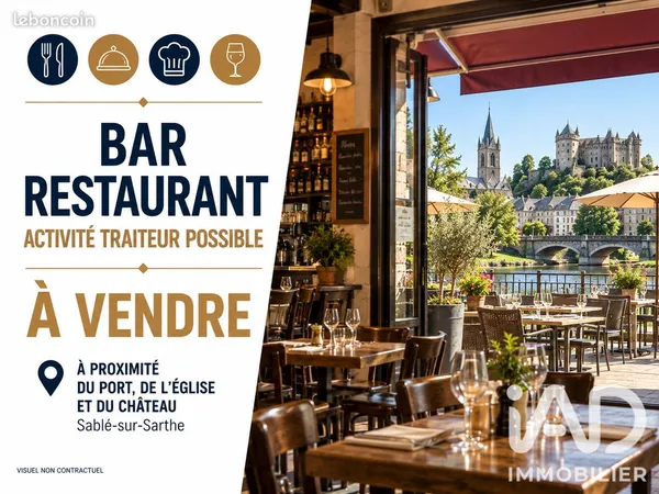 Restaurant 79 m² Sablé-sur-Sarthe
