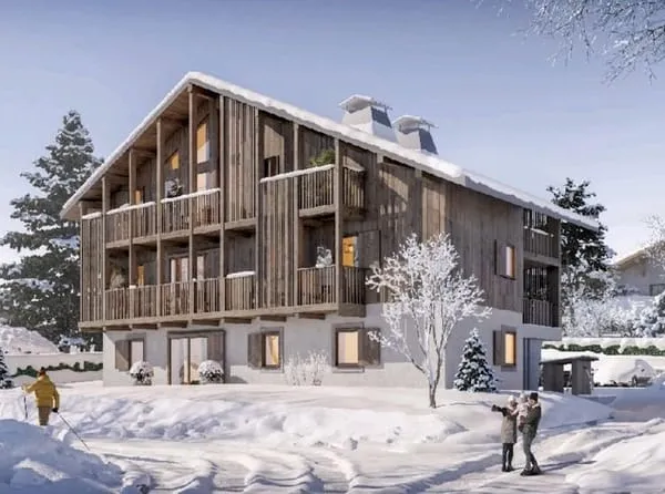 Appartement neuf avec 1 chambre et coin nuit près de la télécabine, Morillon