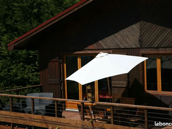 Colocation chalet grand terrain