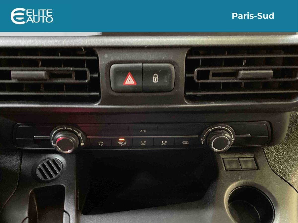 Peugeot PARTNER FOURGON STANDARD 650 KG BLUEHDI 130 S&amp;S BVM6 — photo 18