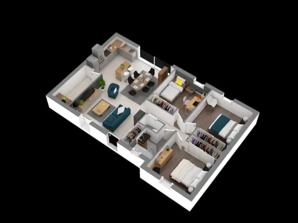 Maison neuve 4 pièces 82 m²