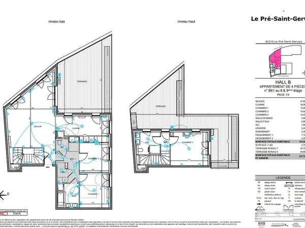 Appartement 4 pièces 121 m²