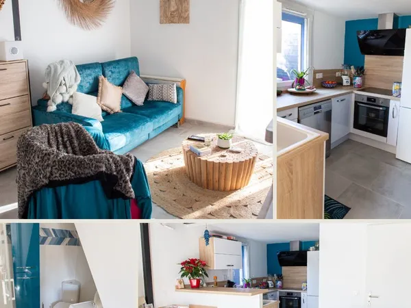 Rare - Maison T2 bis rénovée 2021 - Jardin arboré 50m² - Résidence avec piscine - Parking privé - Pr