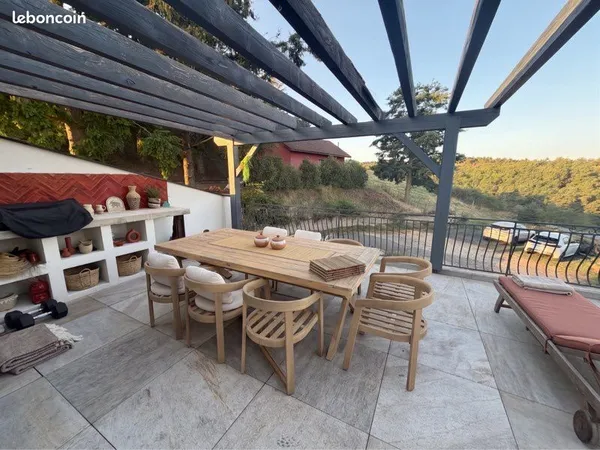 Appartement T3 vue panoramique avec terrasse