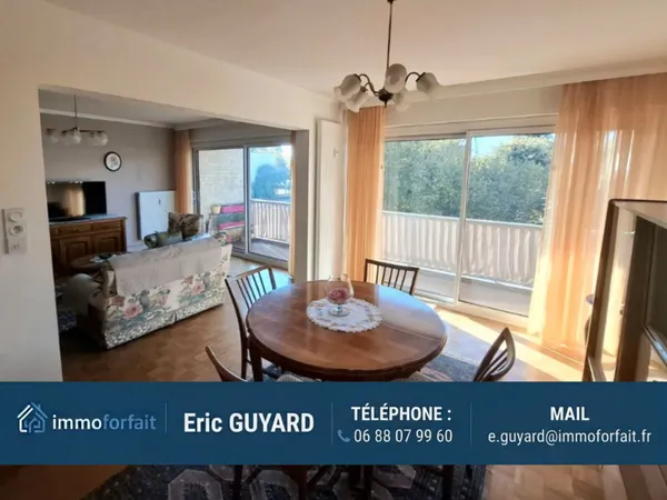 Appartement T4 avec balcon très lumineux