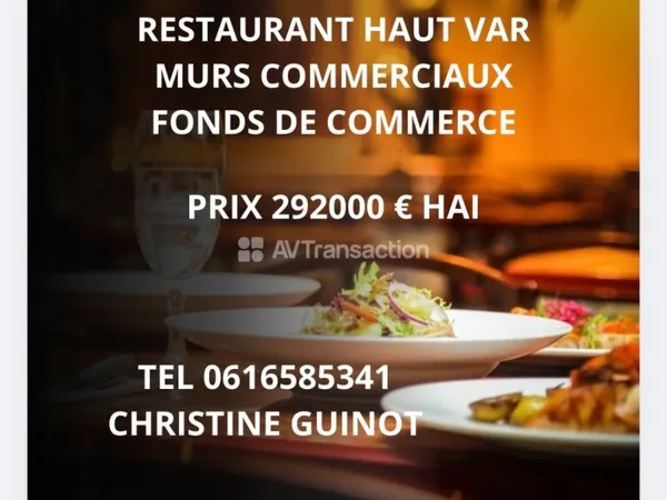 Village Haut Var : VENTE MURS et FOND et Possibilite Logement