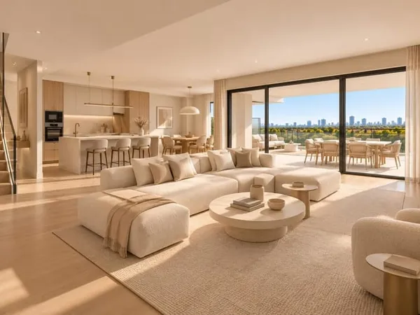 DUPLEX DE 4 PIÈCES AVEC SÉJOUR CATHÉDRALE EN DOUBLE HAUTEUR ET TERRASSE, EN BORD DE SEINE